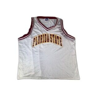Vintage 90s Men's Bike Florida State Seminoles FSU Basketball Jersey XXL Usa